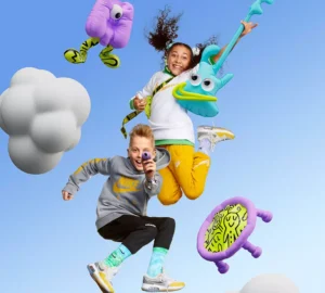 Air Max Kids Visual Identity Nike The Bubbleverse Sneakers Ad 3d Billboard Colorful Design Branding Brand Mindsparkle Mag8