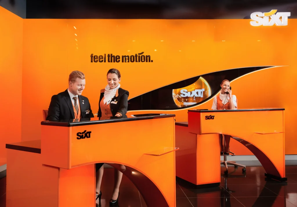 Sixt Rental Counter