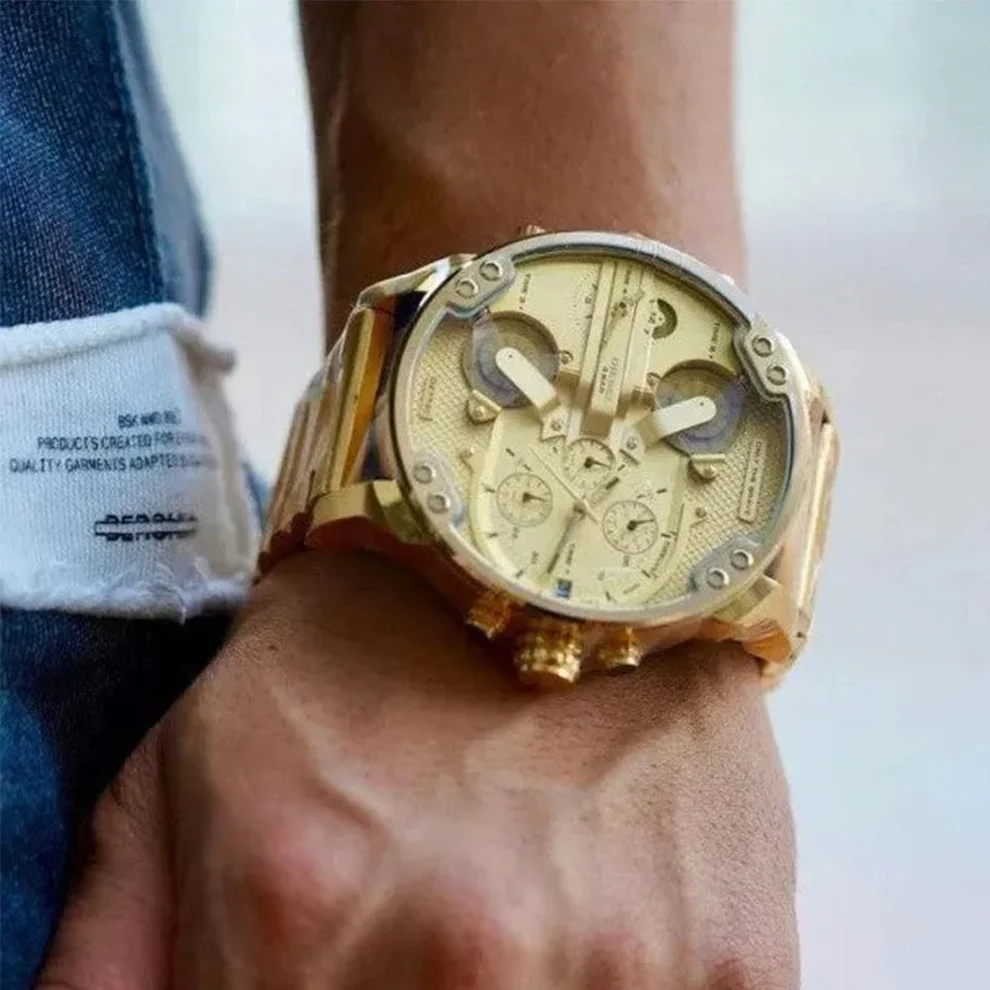 Diesel Dz7399 Mr Daddy 20 Yellow Gold Mens Watch 654558