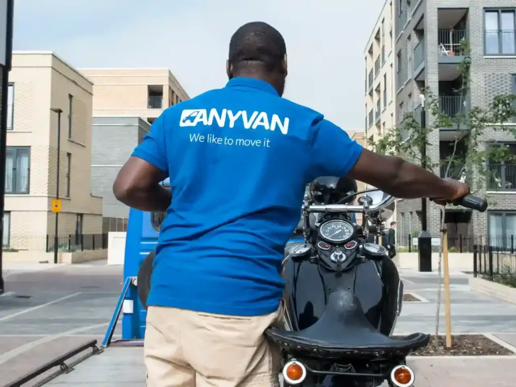 Driver Moving Motorbike