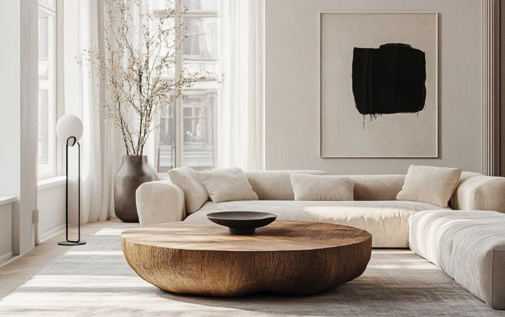 Round Oak Coffee Tables Styles